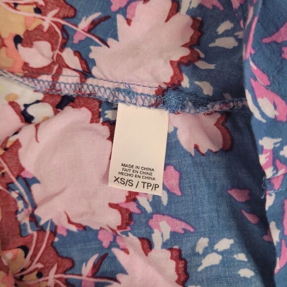 Victoria's Secret XS cardigan kimono floral patchwork sleeveless open front - Picture 10 of 10